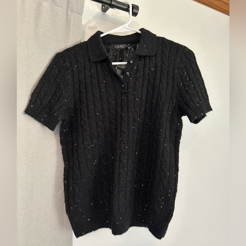 Lauren Ralph Lauren Wool Blend Cable Sweater